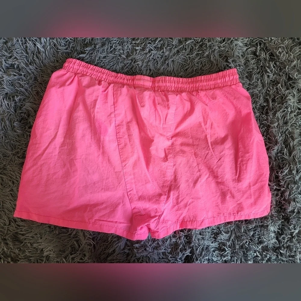 Aldo Gianne For Italian Club Mens Vintage Pink Graphic Board Shorts Size S